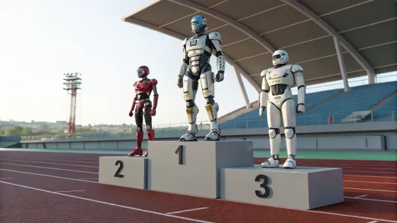 3-robots-stand-on-a-photorealism-sports-pedestal---3