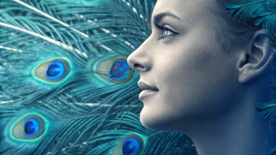 a-human-face-in-profile-against-the-background-of-