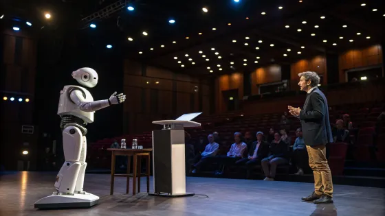 a-robot-and-a-human-are-having-a-debate-on-the-sta