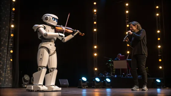 a-robot-is-playing-the-violin-on-stage--and-the-vi