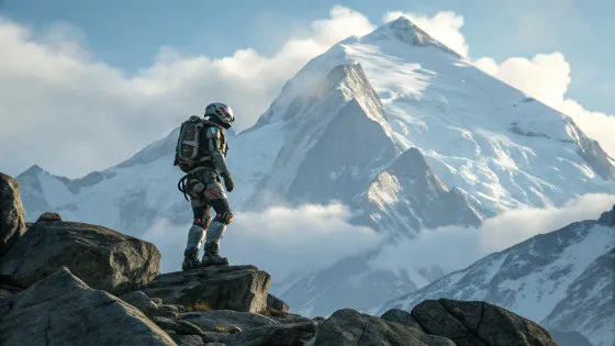 cool-photorealistic-robot-climber-stands-near-a-hi