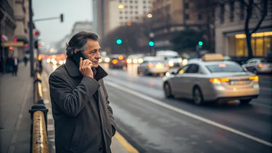 man-talking-on-the-phone-with-cars-passing-in-the-