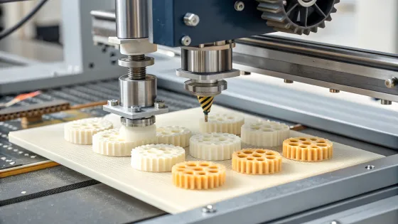 factory-3d-parts-on-the-printer-close-up