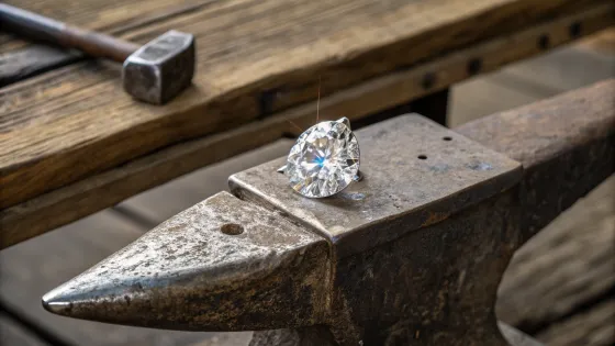 a-split-diamond-lies-on-an-anvil