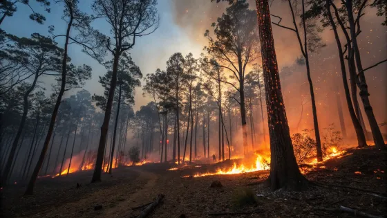 burning-forest-photorealism