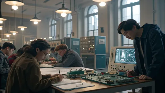 students-at-the-university-are-studying-microelect