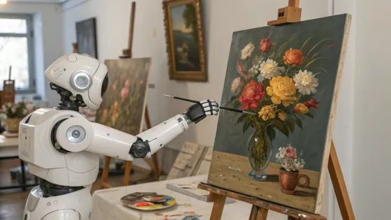 a-robot-paints-a-bouquet-on-canvas-from-life--phot