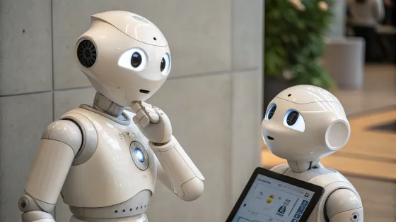 two-humanoid-photorealistic-robots-are-talking--on-2