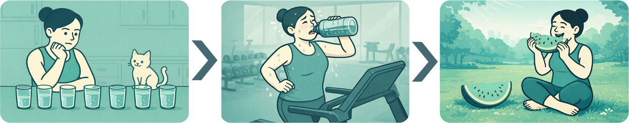 Сколько воды нужно пить: трекер воды и стресс от нормы воды