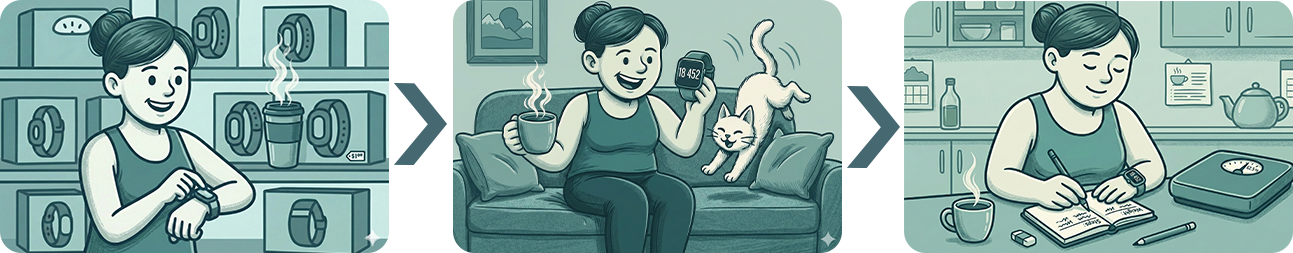 Как измерять вес и шаги без стресса