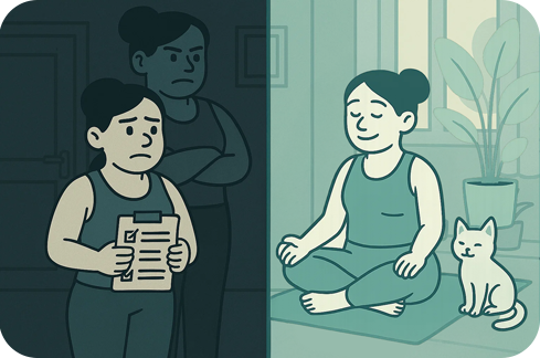 Наблюдать или контролировать: тонкая грань заботы о себе