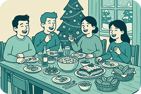 Новый год без тревоги: почему вес колеблется и это нормально