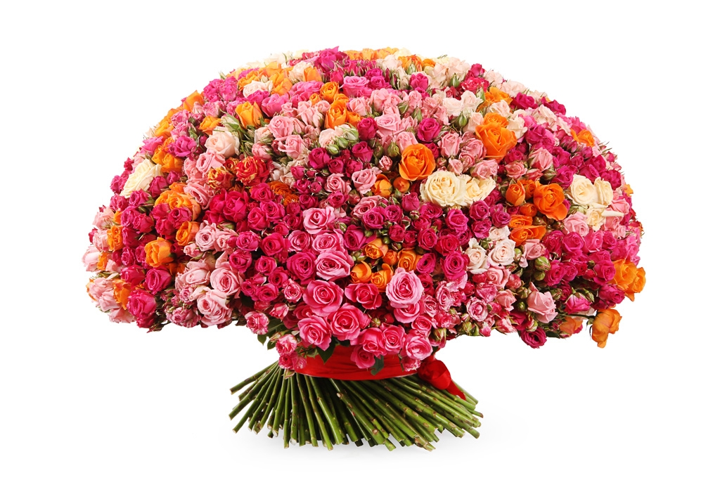 Букет 301 поцелуй купить в Москве. Сайт floral-tale
