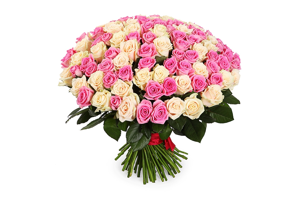 Букет Восхищение, 101 роза - купить в Москве: цены, круглосуточная доставка - Цветочная сказка