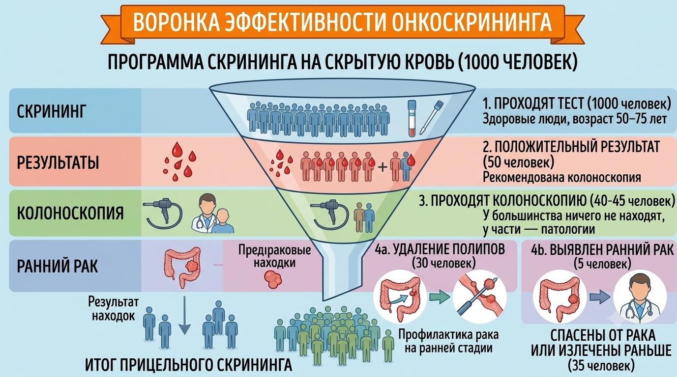Схема онкоскрининга ИХА
