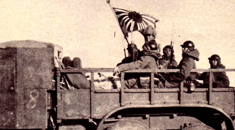Японские войска в Маньчжурии в 1932 году