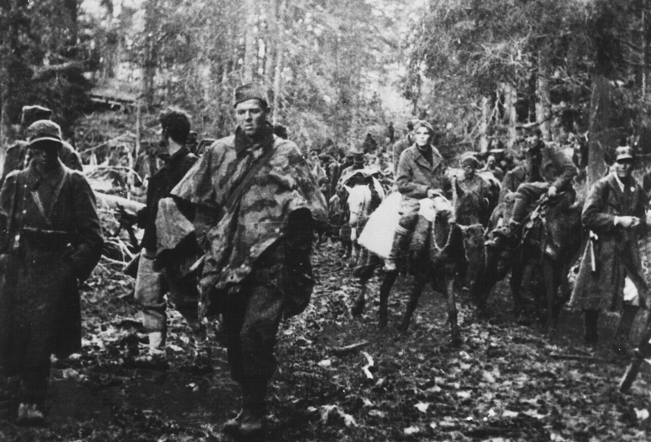 Югославские партизаны во время боёв 1943 года