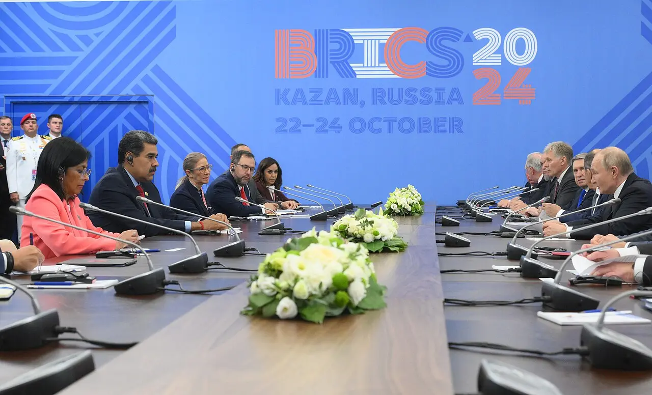 Переговоры Владимира Путина и Николаса Мадуро на саммите БРИКС в Казани в 2024 году