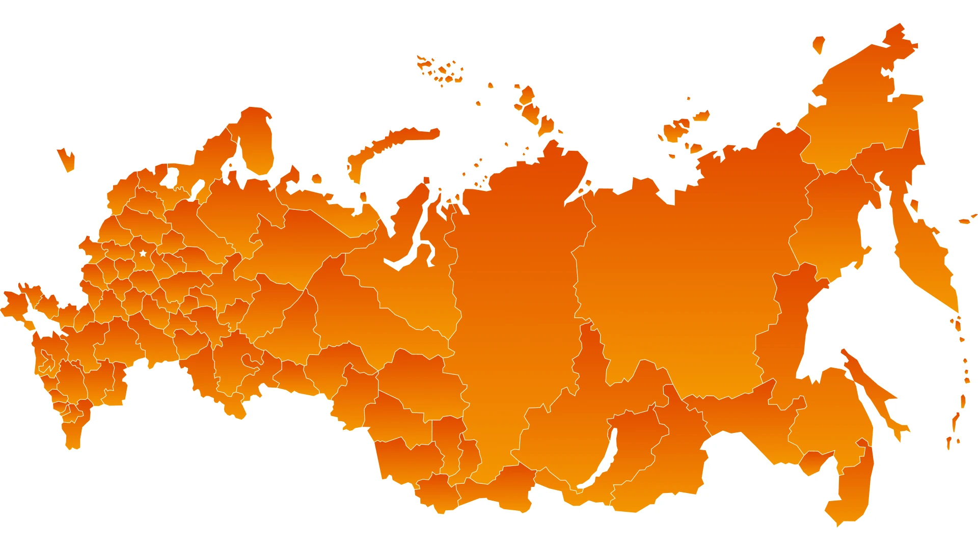 Российская векторная карта Российской Федерации версии 5.0 от 20 марта 2026 года с границами субъектов