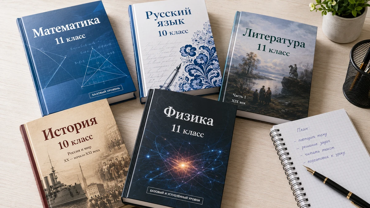 Учебники для 10 и 11 классов Школы ИМТП