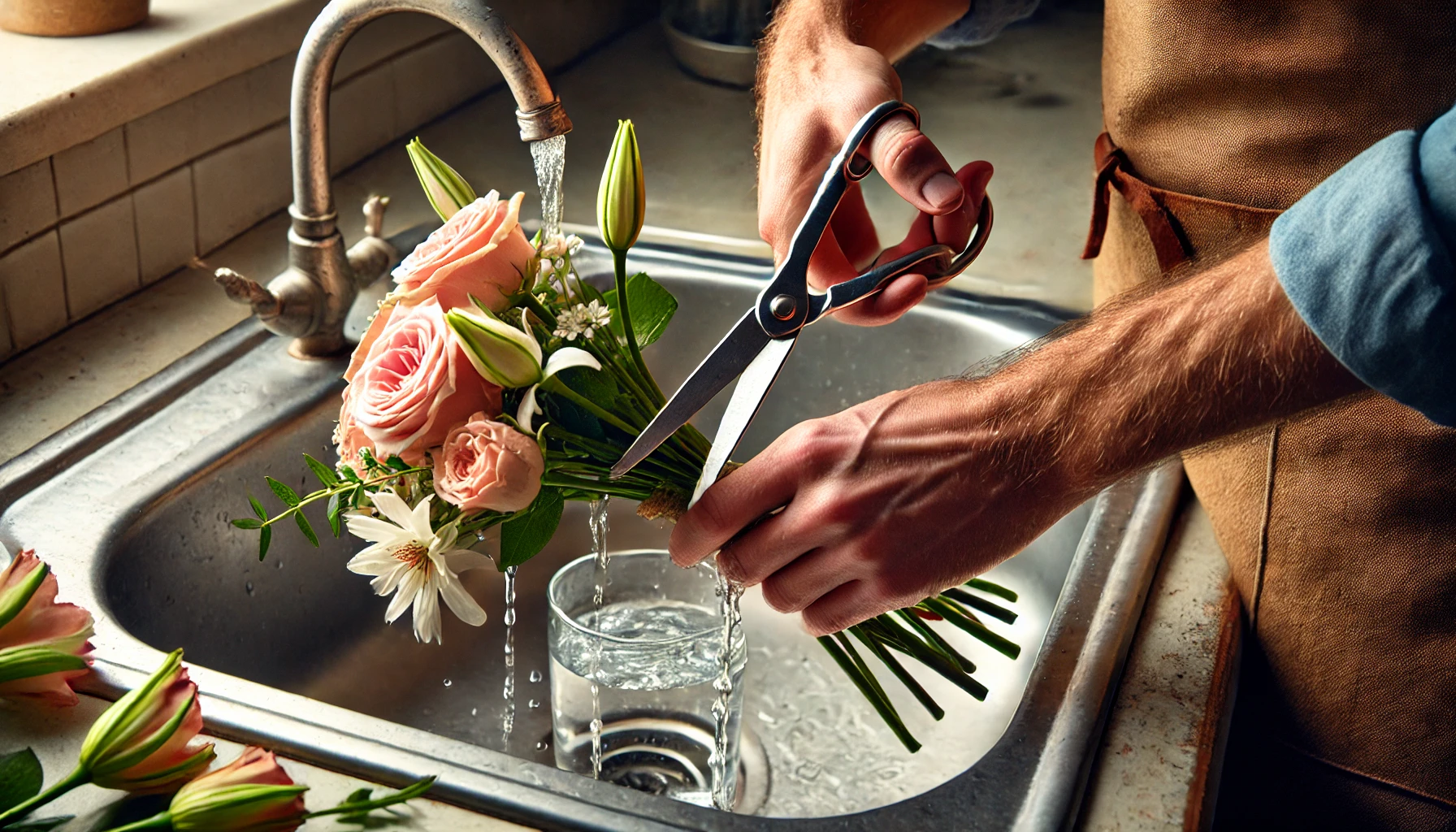 Уход за букетом