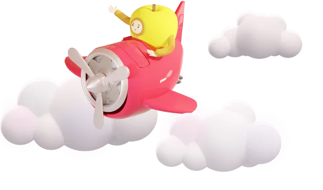 plane_with_apple