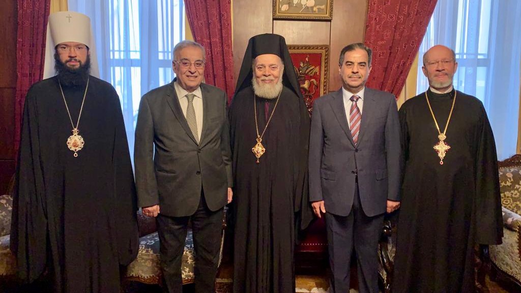 Министр иностранных дел Ливана посетил московское Подворье Антиохийской Православной Церкви