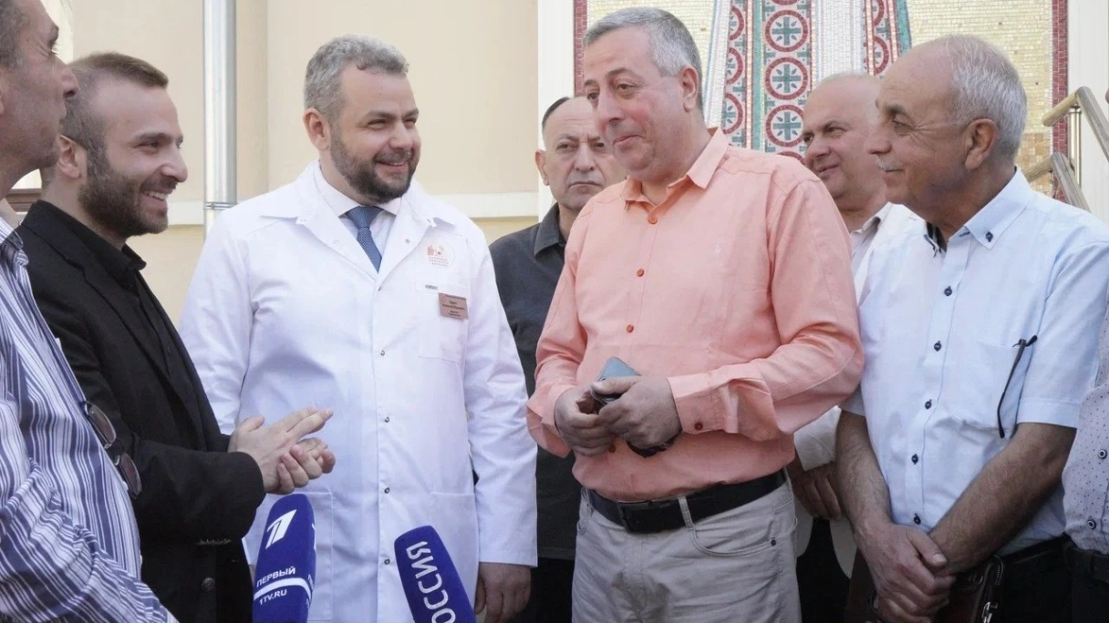 La délégation de l'hôpital "Al-Hosn" a visité la Russie