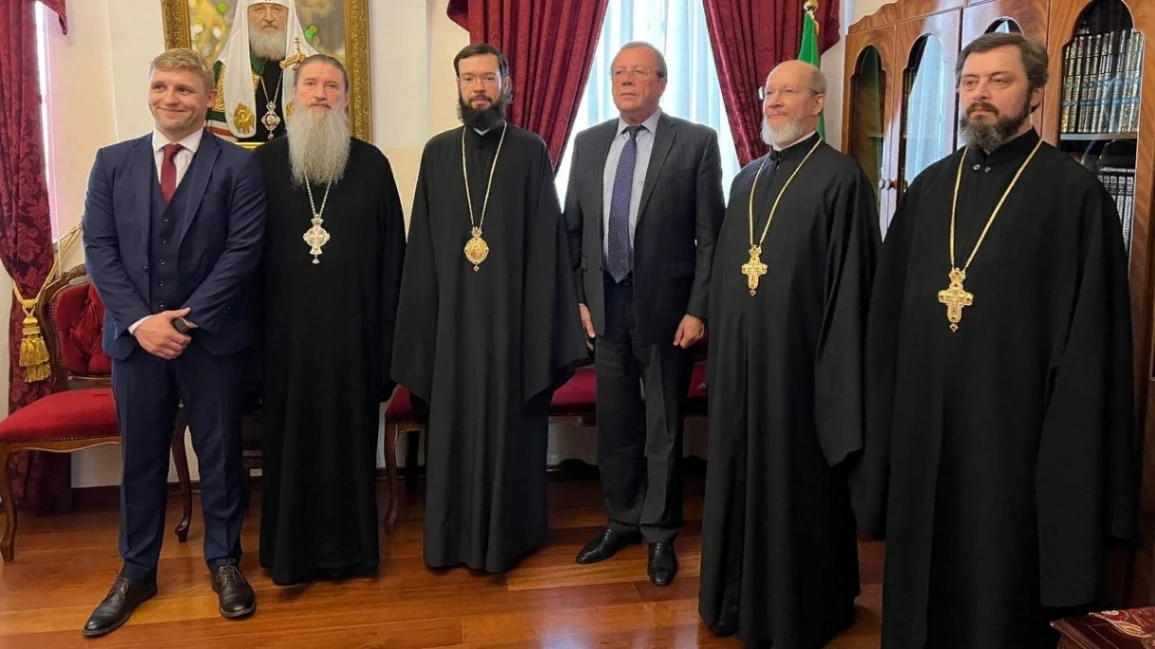 Встреча посла России в Израиле и делегаций ОВЦС и Фонда поддержки христианской культуры и наследия