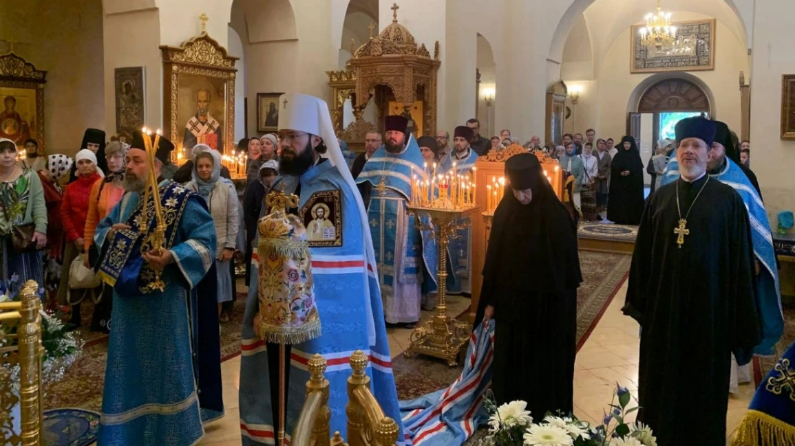 Kudüs'teki Gornensky Manastırı'nda tahta kutlamalar