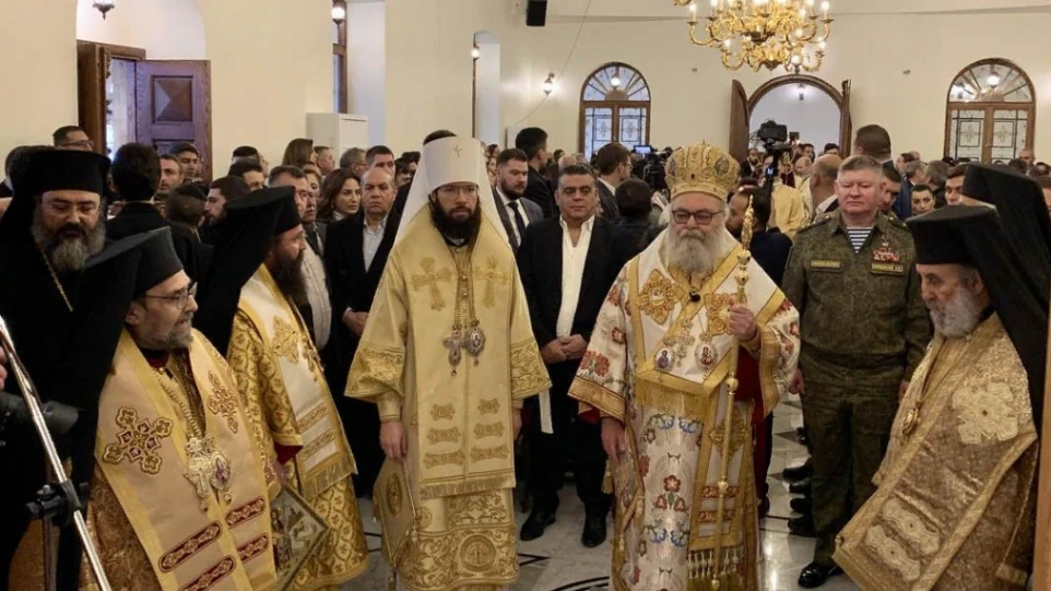Αγιασμός αναδημιουργημένων ορθόδοξων εκκλησιών στο Αρμπίν και το Αζ-Ζαμπαντάνι στη Συρία