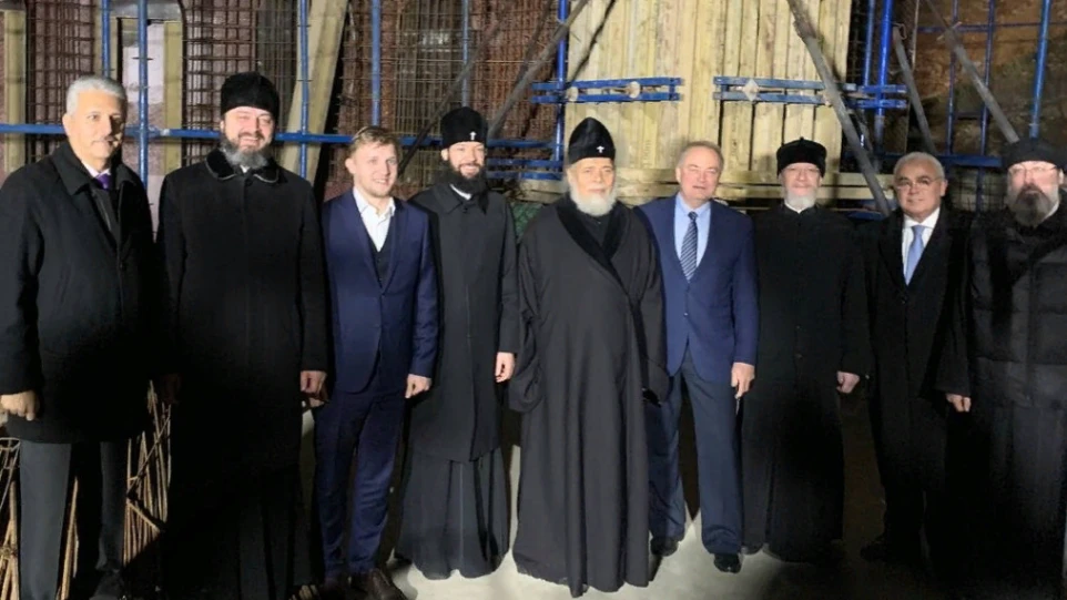 Visite du DREE et Du fonds de soutien à la culture et au patrimoine chrétiens au Patriarcat d & apos; Antioche