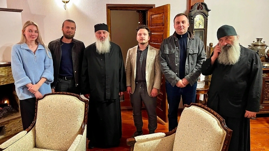 Les spécialistes de markhi ont visité le monastère géorgien d'Atena lors d'une visite de travail