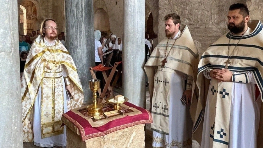 Divine Liturgy in the Turkish city of Demre