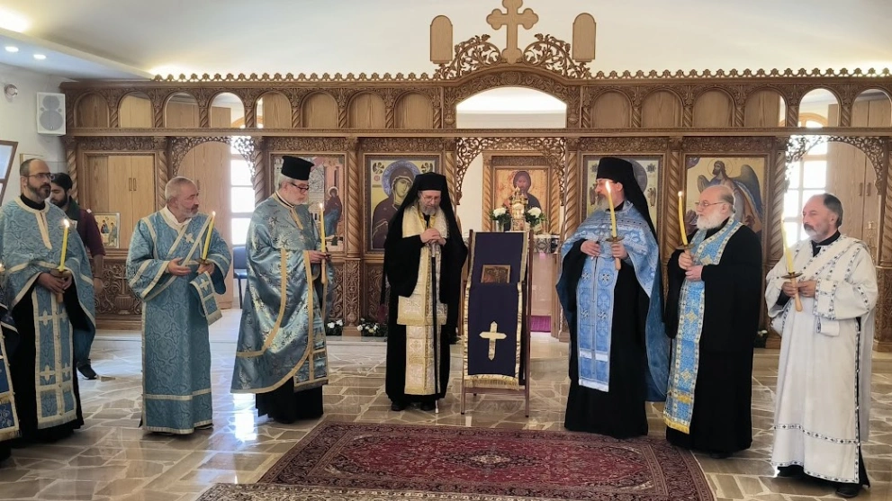 Religious procession in the village of El Dib in Lebanon