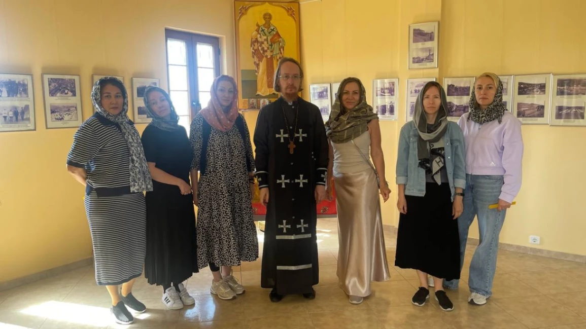 The first divine service in the Turkish city of Gelibolu
