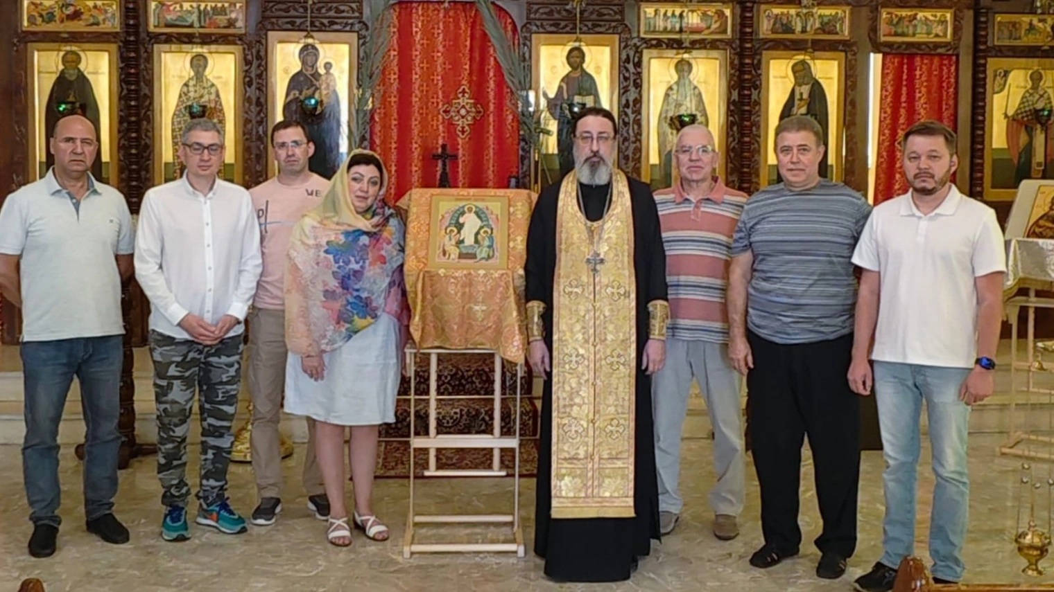  A delegation of Russian doctors at the Rehabilitation Center in Damascus