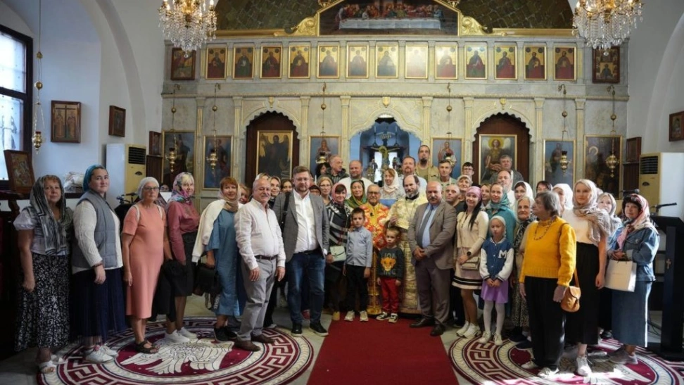 Service au temple d'Antioche dans la ville turque de Mersin