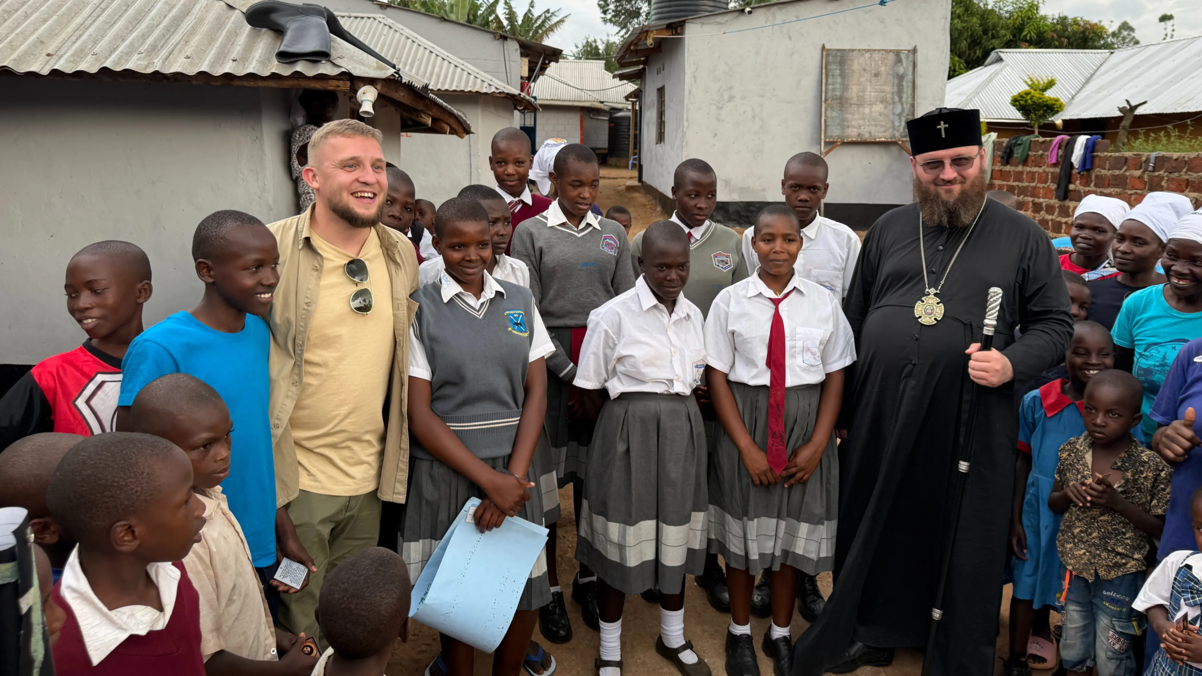 The Foundation's delegation visited two orphanages in Kenya