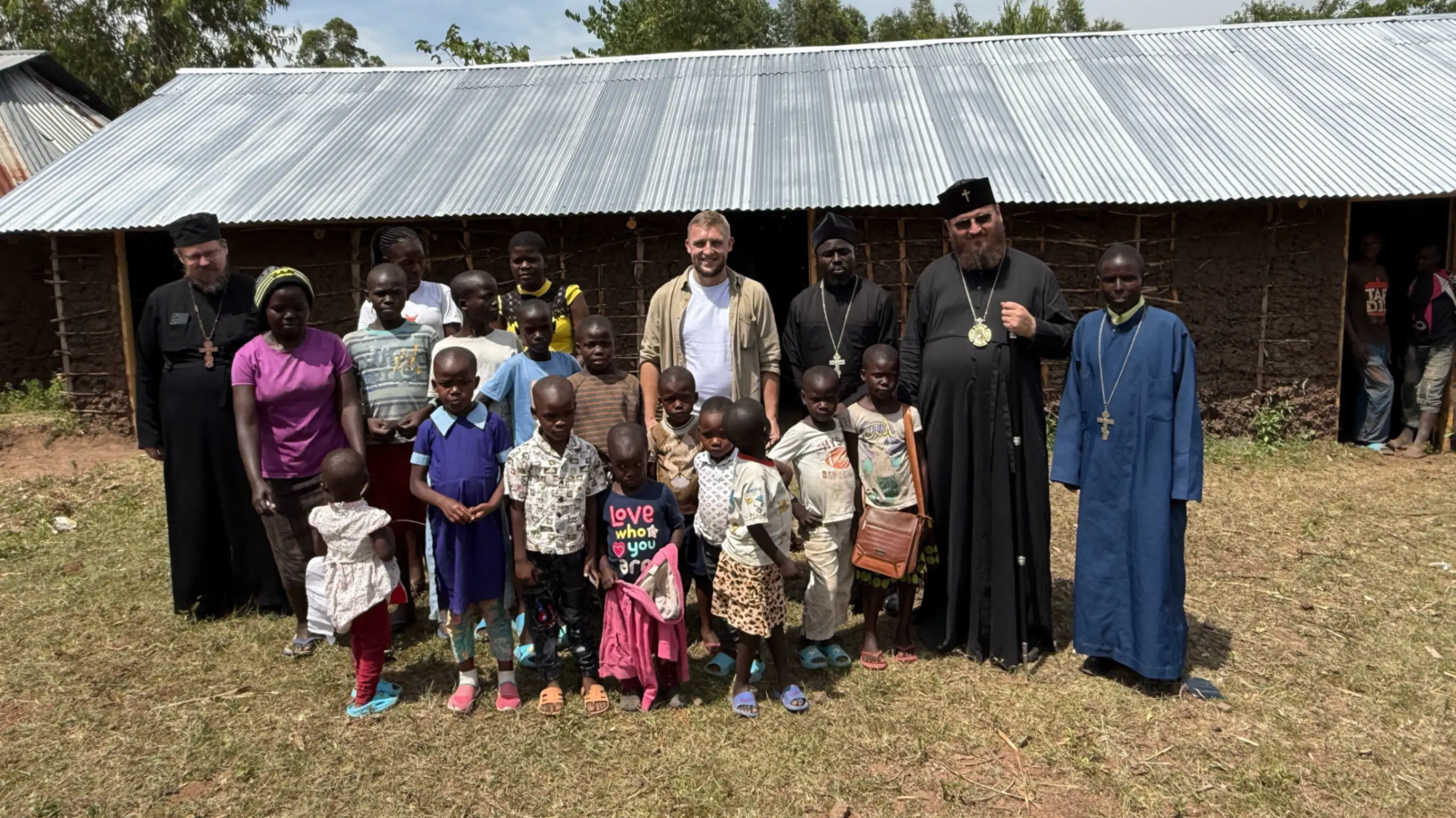 The Foundation's delegation visited a number of Orthodox parishes in Kenya