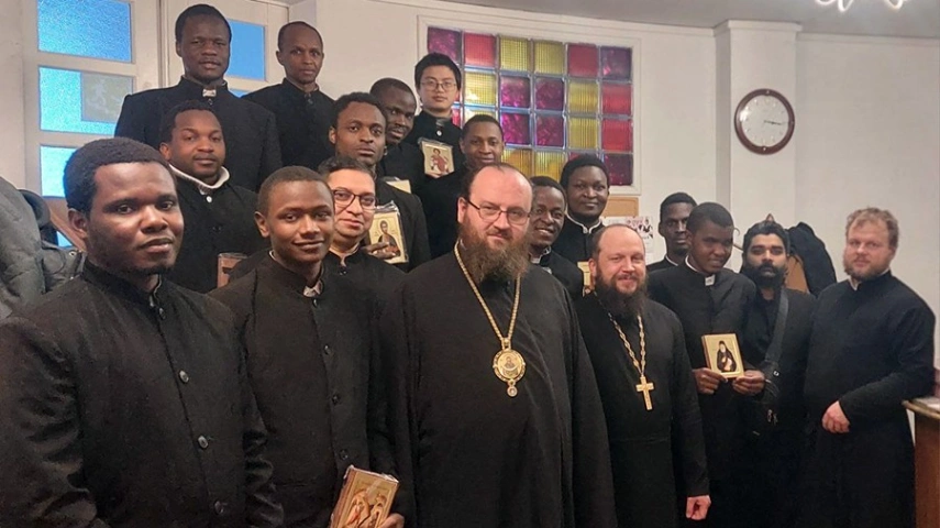 Встреча студентов ТДС с Патриаршим экзархом Африки