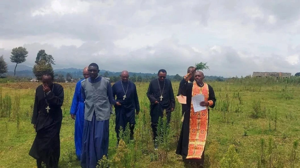 Освящение земельного участка под ферму