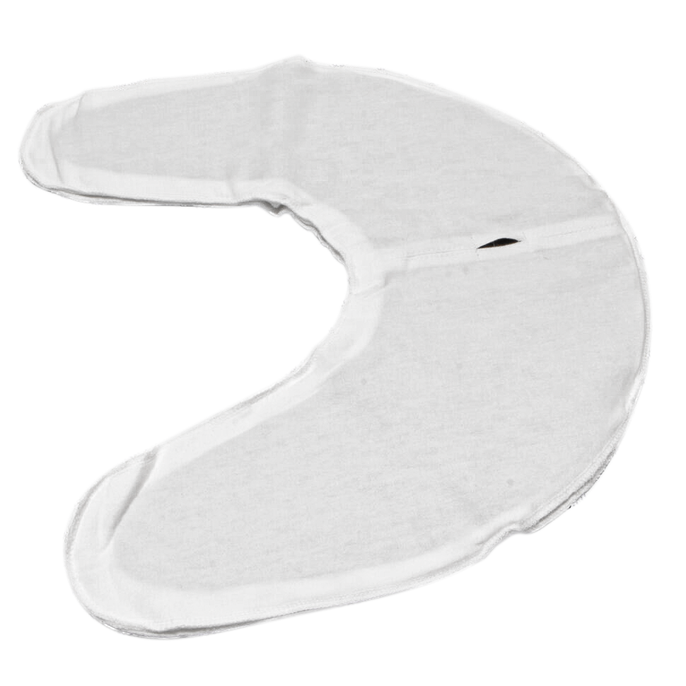 Электрод токопроводящий терапевтический с токораспределительным элементом из углеродной ткани многоразовый фланелевый "Воротник по Щербаку" 380x440 мм. Цена за 1 шт.