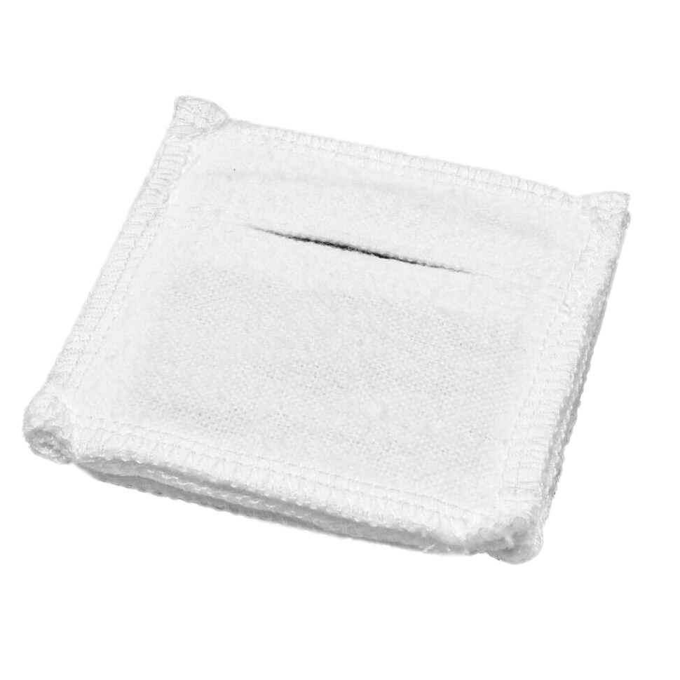 Электрод токопроводящий терапевтический с токораспределительным элементом из углеродной ткани многоразовый фланелевый 70x70 мм. Цена за 1 шт.