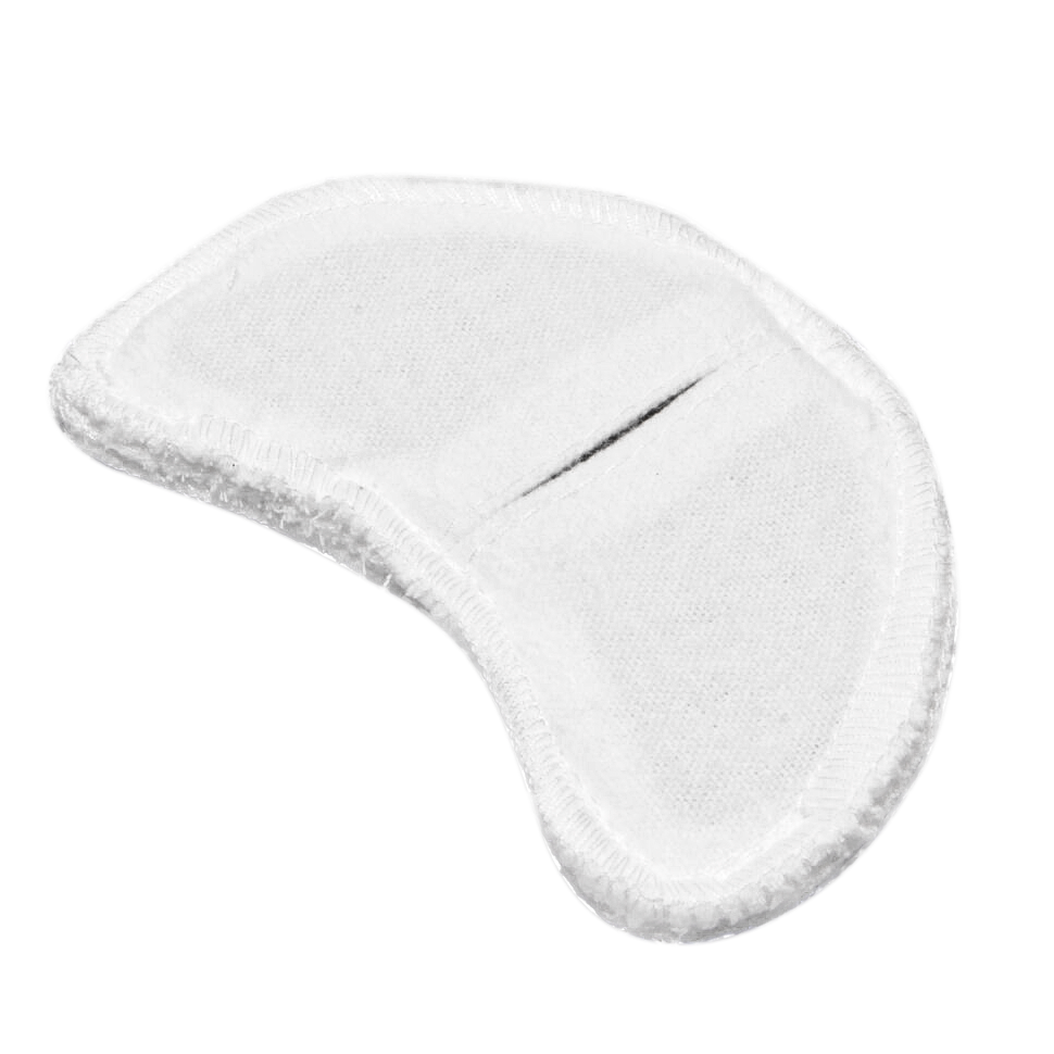 Электрод токопроводящий терапевтический с токораспределительным элементом из углеродной ткани многоразовый фланелевый "Горловой" 70x110 мм. Цена за 1 шт.