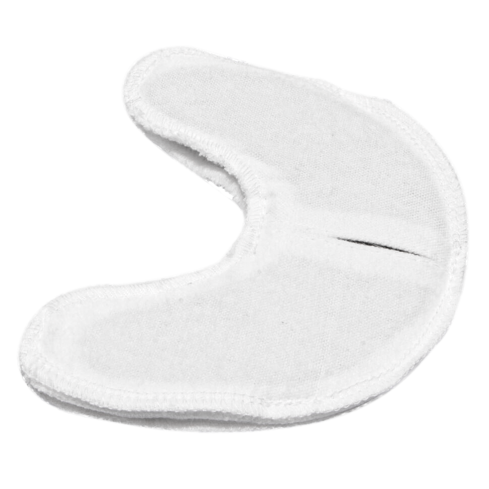 Электрод токопроводящий терапевтический с токораспределительным элементом из углеродной ткани многоразовый фланелевый двухлопастной "Заушный" 110x130 мм. Цена за 1 шт.