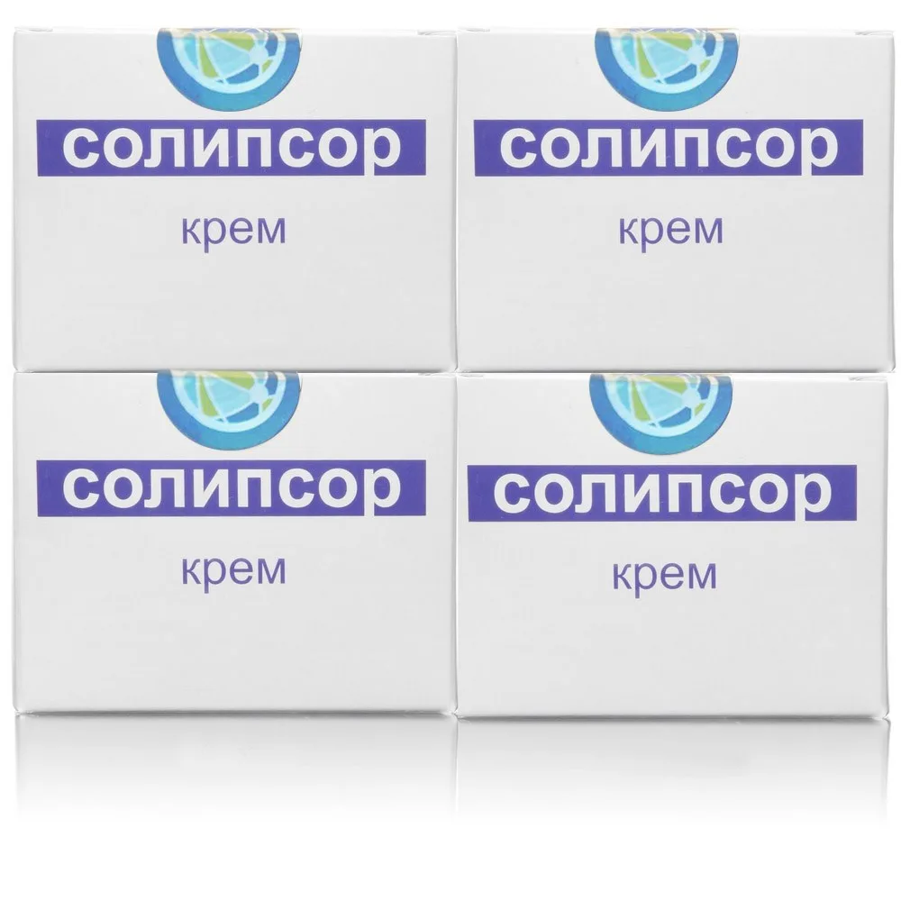 Готовый набор «Оптима» Крема Солипсор 300 мл от псориаза антисептический, кератолитический, отшелушивающий