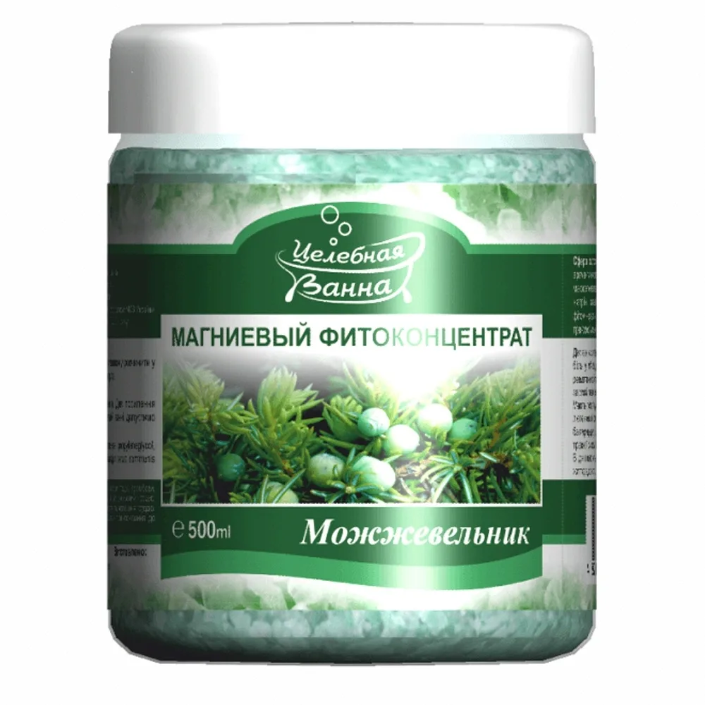 Магниевый фитоконцентрат «Можжевельник» MG++ соль для ванн 500 мл