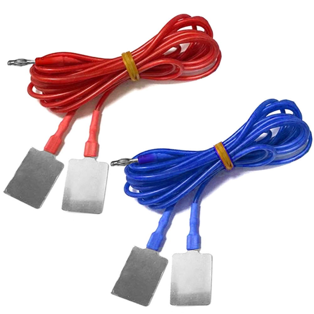 Комплект силиконовых кабелей с токоподводом из нержавеющей стали марки AISI 304 раздвоенный под ПоТок