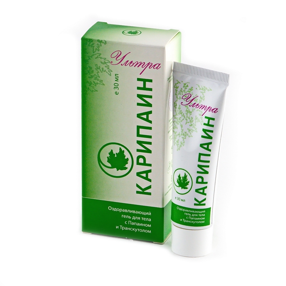 Карипаин ультра гель 1 туба 30 мл.